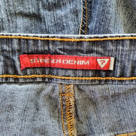 Guess Stretch Denim Blue Bootleg Jeans 31 - Picture 7 of 9